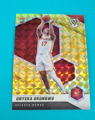 2020-21 Mosaic Reactive Yellow RC #225 Onyeka Okongwu Hawks BASKETBALL Card N1 - Image 1 of 2