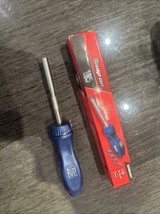 *New* Snap On Tools 105 Years Anniversary Ratcheting Screwdriver SSDMR4BCV Blue - Picture 1 of 3