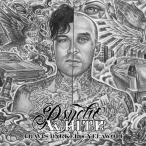 TRAVIS BARKER/YELAWOLF PSYCHO WHITE NEW LP - Image 1 of 1