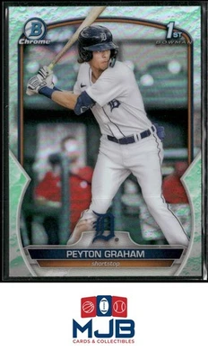 2023 Bowman Peyton Graham Chrome Prospects Lunar Glow Refractors #BCP-57 - Image 1 of 2
