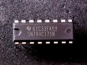 SN74HC175N - Texas Instruments Quad Flip-Flop with Clear  74HC175 (DIP-16) - Imagen 1 de 1