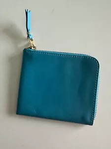 comme des garcon coin wallet SA3100 Arecalf Blue - Picture 1 of 4