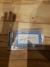 2012 Historic Autographs The Decades - 1950's Harvey kuenn 2/12
