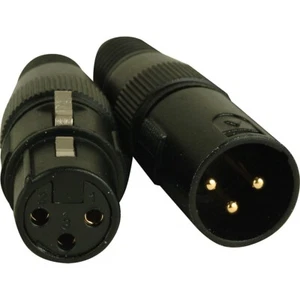 American DJ 3-Pin Male - Female XLR Connectors - Picture 1 of 1
