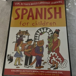 Spanish for Children (Book + Audio CD) by Catherine Bruzzone (2003, Mixed Media, - Picture 1 of 4