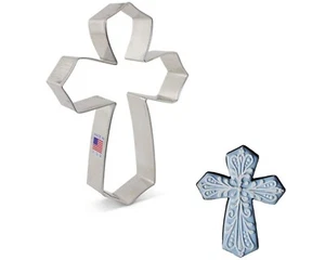 KREUZ GROß Metall Ausstecher - von Ann Clark - 3 3/4 x 5,5 Zoll - Bild 1 von 1