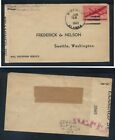 Alaska,  Wiseman  airmail  cover  to  US  1942  censor  