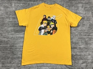 Camicia Naruto Shippuden uomo gialla media manica corta casual - Foto 1 di 10