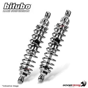 Coppia ammortizzatori Bitubo WMB0 351mm cromati Moto Guzzi Stone 2002-2005 - Imagen 1 de 4