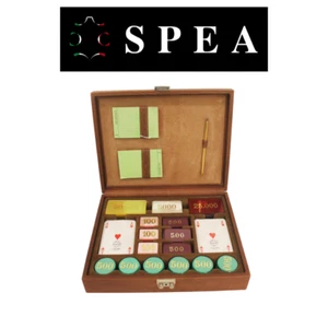 Set da Gioco in Pelle, Marrone, 106CP , SPEA - Imagen 1 de 4