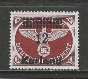 LATVIA 1945 WW 2 occup. KURLAND 12 Pf on Fieldpost perforated mint** $ 138.00 - Picture 1 of 1