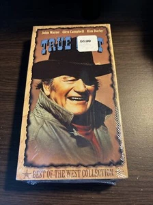 True Grit (1969) VHS - NEW! SEALED! John Wayne Western - Best Of The West - Picture 1 of 3