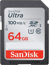 SanDisk Ultra 64 GB SDXC Memory Card up to 100mb/s Class 10 Uhs-i 64gb
