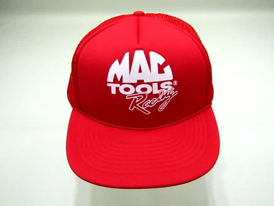 Gorra de camionero de malla de carreras MAC Tools OSFA Snapback roja hechizo gorra de carreras automáticas de colección Foto 1 de 4