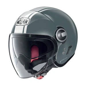 MOTORRADHELM SCOOTER DEMI JET NOLAN N21 VISOR DOLCEVITA 95 SLATE GREY GRÖSSE S - Bild 1 von 1