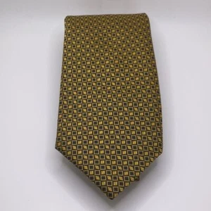 Seta Silk Mens Neck Tie Square Print - Picture 1 of 4