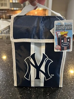 Bolsa de almuerzo aislada con logotipo de los Yankees de Nueva York MLB béisbol. Nuevo con etiquetas Foto 1 de 3