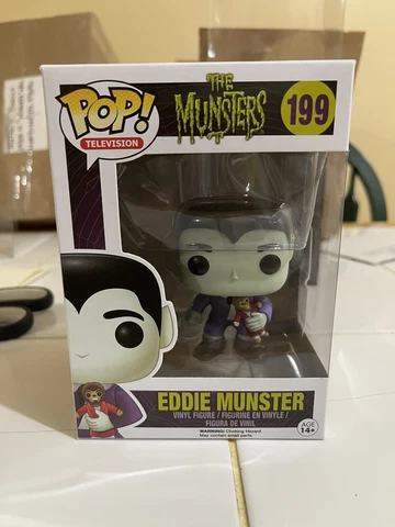 Funko POP! Television #199 The Munsters EDDIE MUNSTER New In Box Vaulted Cover