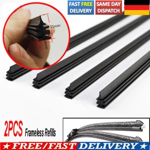 2x 660mm Gomas de limpiaparabrisas Goma de repuesto Universal Wiper Refills Goma de limpiaparabrisas/ - Imagen 1 de 6