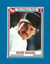 1990 Post First Collector Series # 17 Wade Boggs BOSTON RED SOX