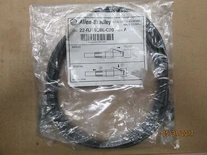 NEW OTHER, ALLEN BRADLEY 22-RJ45CBL-C20 CABLE, MALE TO MALE, 2 METERS.  - Picture 1 of 2