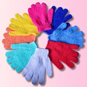 Face Exfoliating Gloves Face Body Dead Skin Cells Remover Moisturizing Skincare - Picture 1 of 5