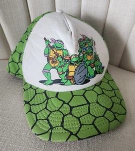 Teenage Mutant Ninja Turtles snapback hat cap vintage TMNT trucker GREEN 90s - Picture 1 of 7