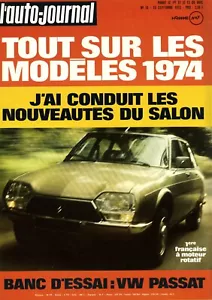 L'AUTO JOURNAL n°16 15/09/1973 50000km en GS PASSAT BMW 2002 TURBO 3.0 CSL TYRRE - Bild 1 von 1