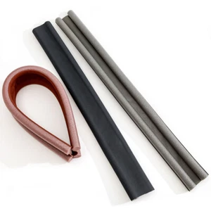 37" Under Door Bottom Seal Strip Stopper Door Draft Guard Stop Soundproof Strip - Picture 1 of 20