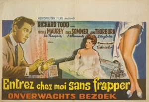 Póster belga de 1961 Don't Bother To Knock - Imagen 1 de 1