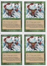 MTG: FYNDHORN BROWNIE 6th Edition COMMON; played, Excellent condition x4