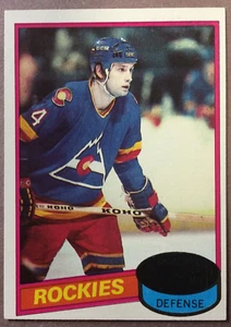 1980-81 Topps Hockey "Set Break" #185 Mike McEwen Colorado Rockies - Picture 1 of 1