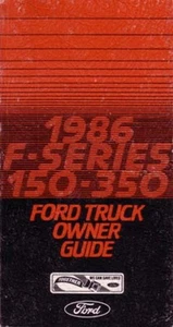 1986 Ford Truck Owners Manual User Guide Reference Operator Book - Picture 1 of 1