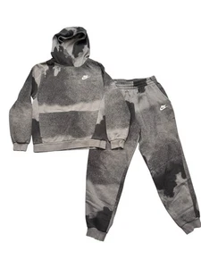 Nike Youth XL Black Sweatshirt And Sweatpants Set Nike Club Fleece Big Kids - Picture 1 of 12