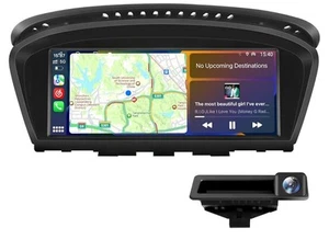 Car Radio Stereo & Backup Camera 8.8 in CarPlay Android Auto for BMW 3/5 Series - Picture 1 of 8