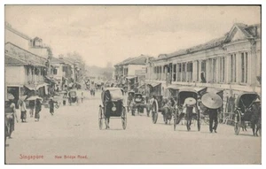 S5214/ Singapore New Bridge Road AK ca.1910 - Bild 1 von 2