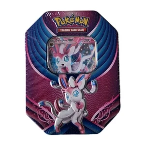 Pokemon TCG Sylveon GX Evolution Celebration Tin 2018 NEW/SEALED - Picture 1 of 3