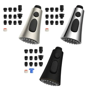 3-Function Kitchen Faucet Head Replacement Kit Fit For Moen,Delta, Kohler Faucet - Picture 1 of 22