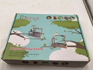 Borangs Papageien Spielständer Vogelspielplatz Papagei Barsch Turnständer Laufstall Vogel... - Bild 1 von 2
