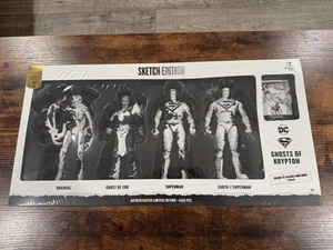 McFarlane Toys DC Superman Ghosts of Krypton Sketch Edition 4 Pack Gold Label - Picture 1 of 13