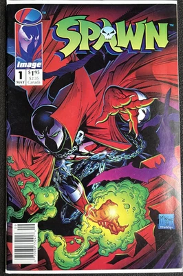 Spawn #1 Classic Todd McFarlane Rare Newsstand Barcode Variant 1992 NM- - Image 1 of 4