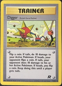 Digger (Rocket's Secret Machine) 75/82 Team Rocket Regular - Pokémon Karte - Bild 1 von 2