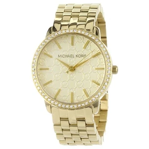 Michael Kors MK3120 Women's Argyle Quartz Gold Dial Watch - Picture 1 of 1