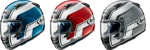 ARAI Regent-X Bend Helmet Blue Red Silver DOT - Bild 1 von 4