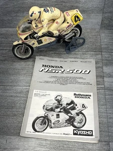 De colección Kyosho Hang On Racer Rothmans Honda NSR500 1/8 Motocicleta R/C Japón 3002 - Imagen 1 de 24