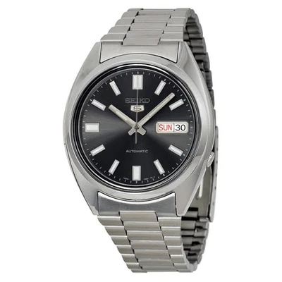 Reloj para hombre Seiko 5 automático esfera negra acero inoxidable SNXS79K1 Foto 1 de 4