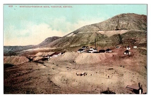 NEVADA - MONTANA TONOPAH MINE - OLD POSTCARD - Picture 1 of 2