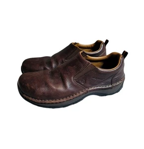 RED WING Herren 8.5 D 6702 Braun Leder Stahlkappe Slipper Arbeit Sicherheit Schuhe  - Bild 1 von 9