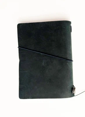 Traveler’s Company notebook - Black leather cover - Passport Size - never used - Image 1 of 4