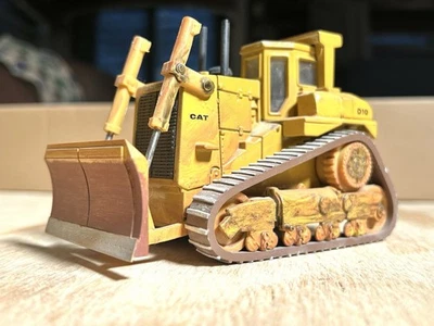 Topadora ERTL 1/50 Escala Personalizada Oruga D10 "Push Cat" Años 70 84W Estilo *Leer* Foto 1 de 4